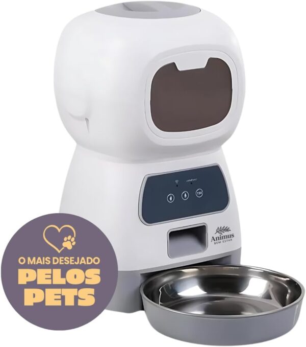 Alimentador Automático Smart Cães Gatos Pets Programável Animus | .br