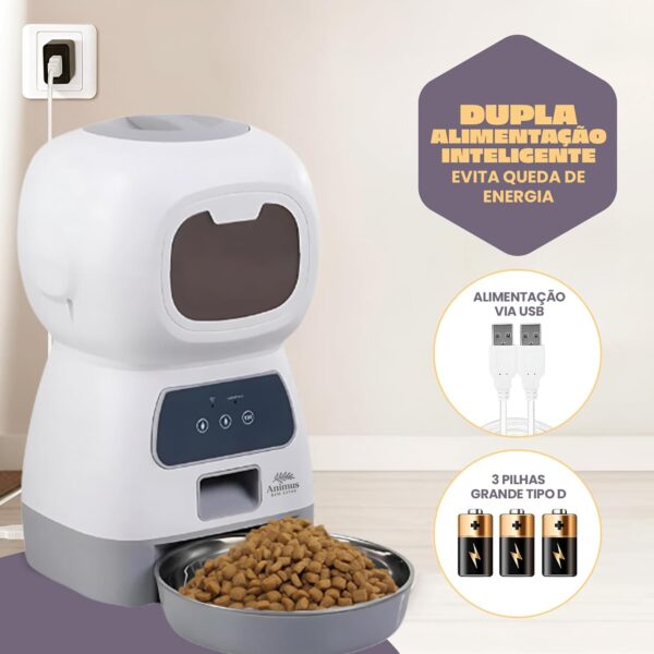 Alimentador Automático Smart Cães Gatos Pets Programável Animus | .br - Image 7