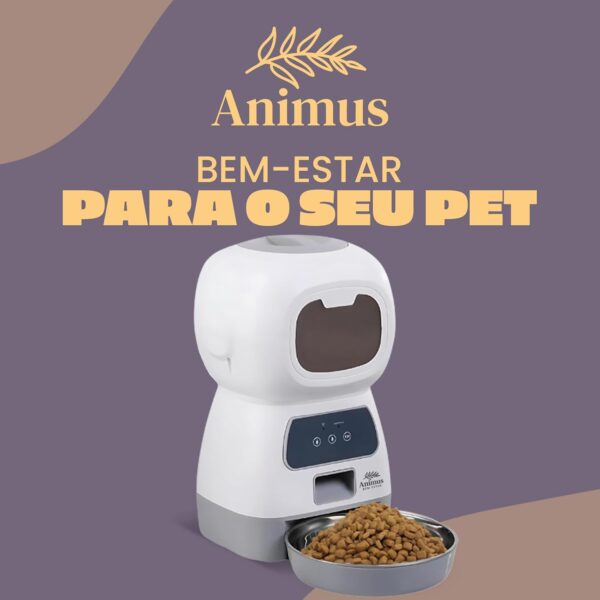 Alimentador Automático Smart Cães Gatos Pets Programável Animus | .br - Image 9