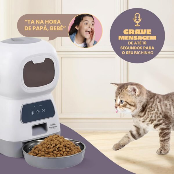 Alimentador Automático Smart Cães Gatos Pets Programável Animus | .br - Image 5