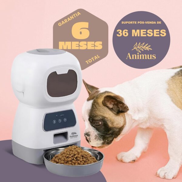 Alimentador Automático Smart Cães Gatos Pets Programável Animus | .br - Image 3