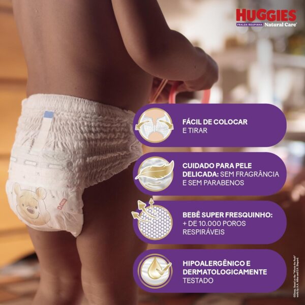 Huggies Fralda Premium Roupinha Natural Care XG 56 Un | .br - Image 3